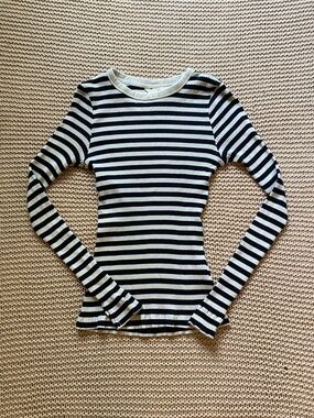✰ H&M ribbed striped long sleeve ✰
